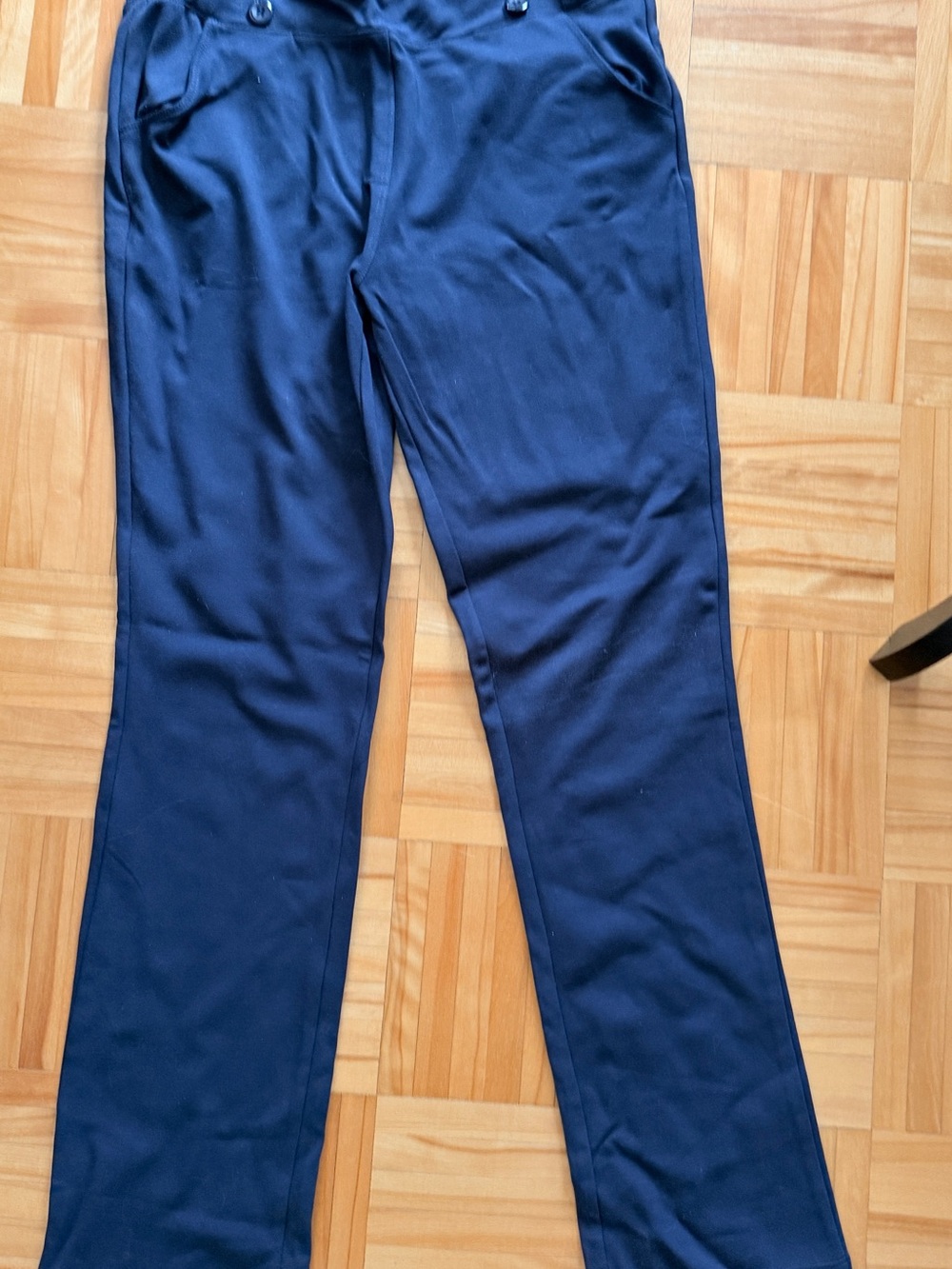 Stretch Pull-On Leggings Pants in Navy